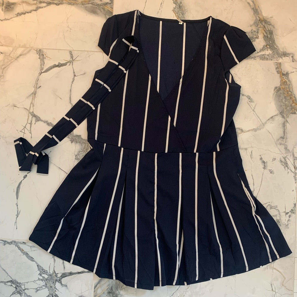 Shein Romper with Tie Waist